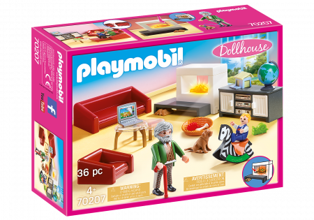 PLAYMOBIL DOLL ACTION Mugav elutuba, 70207 70207