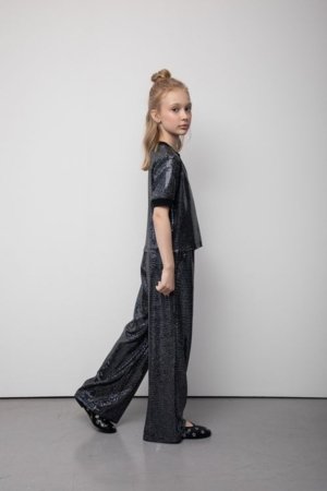 COCCODRILLO püksid, sidabrinis, cm 