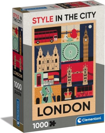 CLEMENTONI pusle Style In The City London, 1000 tk., 39844 
