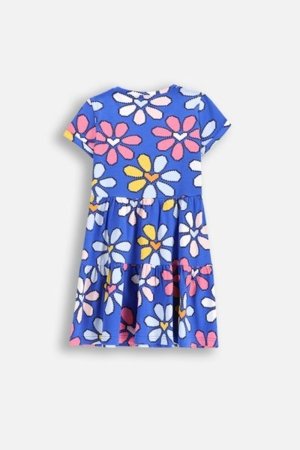 COCCODRILLO lühikeste varrukatega kleit EVERYDAY GIRL C, sinine, WC5129203VGC-032-152, 152 cm 