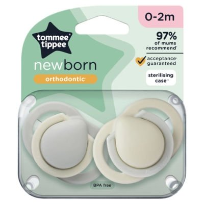 TOMMEE TIPPEE lutt silikoon CLOSER TO NATURE 0-2 kuud, 2 tk., 43358201 