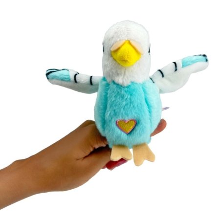 HAPPY YAPPERS interaktiivne pehme lind Sinine Papagoi, 9404 