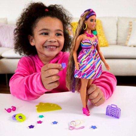 BARBIE Totally Hair Doll – Kurvikas, HCM89 HCM89