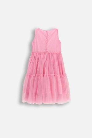 COCCODRILLO varrukateta kleit, roosa, WC6128304EJG-007-134, 134 suurus 