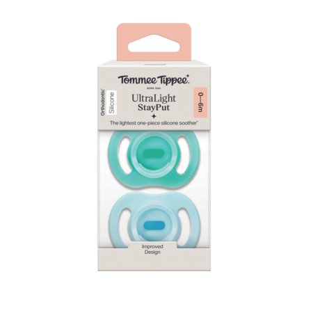 TOMMEE TIPPEE silikoonist lutt ULTRA-LIGHT 0-6M, 2 tk, 433594 