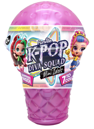 K-POP DIVA SQUAD Mini Idols mininukk, 5 cm, assortii., 31167 