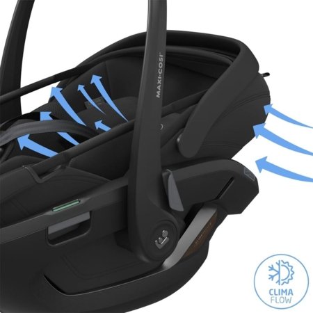 MAXI COSI turvahäll CORAL SLIDE PRO, Black Onyx, 40-87 cm., 8441508110 