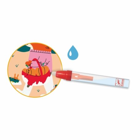 DJECO vee abil värvimise komplekt Magic Colouring – 4 Seasons, DJ09076