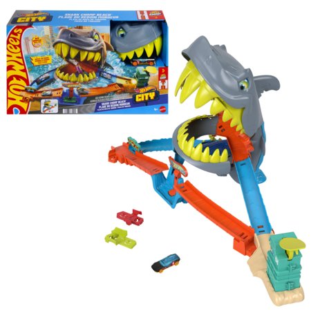 HOT WHEELS City komplekt – Shark Beach rada, JHL96 