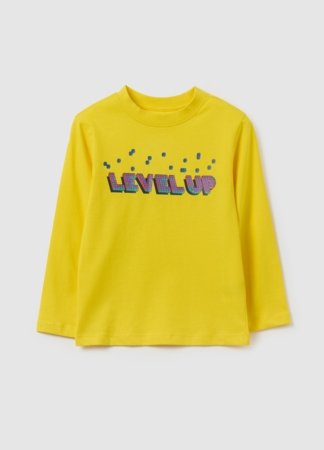 OVS pikkade varrukatega t-särk, kollased, 140 cm, 002092400 