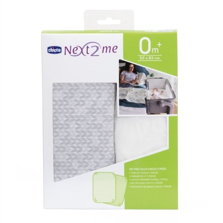 CHICCO NEXT2ME võrevoodi linad, TRICOT, 2 tk, 08010796600000 