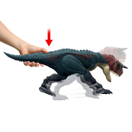 JURASSIC WORLD 1:32 interaktiivne Carnotauruse dinosaurus, JKG85 