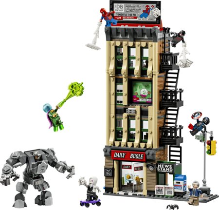 76342 LEGO® ǀ Marvel Ämblikmees vs. Mysterio: The Daily Bugle 