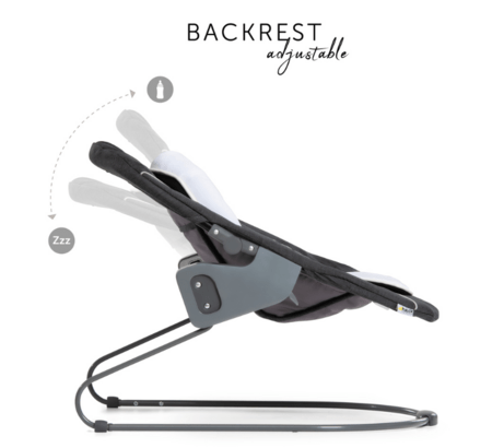 HAUCK lamamistool ALPHA BOUNCER DELUXE, Melange grey, 661857 
