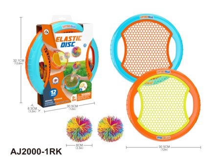 AO JIE elastne ketta-märgilauamäng 2 palliga, AJ2000-1RK 