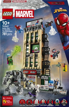 76342 LEGO® ǀ Marvel Ämblikmees vs. Mysterio: The Daily Bugle 