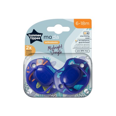 TOMMEE TIPPEE ortodontilised lutid MODA, 6-18 m., 2 tk., 43338594 43338592