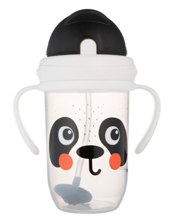 CANPOL BABIES lekkekindel joogipudel kõrrega BABIESBOO PANDA, 270 ml, 56/617_whi 