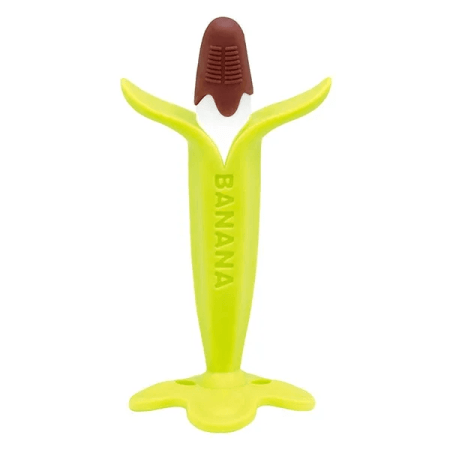 EDISONMAMA väikelaste hambahari-närimisrõngas Chocolate banana, 3 kuud, KJ42241 