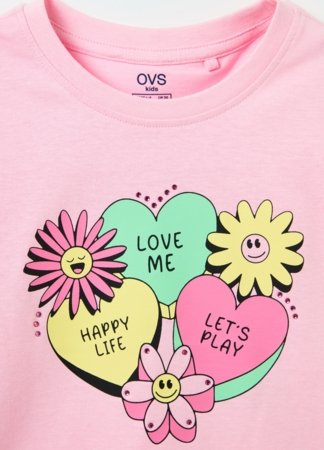 OVS pikkade varrukatega t-särk, roosa, 140 cm, 002073875 