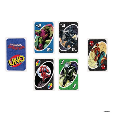 MATTEL GAMES UNO kaardid Ämblikmees, HXY08 