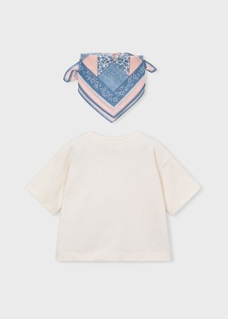 MAYORAL lühikeste varrukatega t-särk, sky bone, 3.009-89, 140 cm 