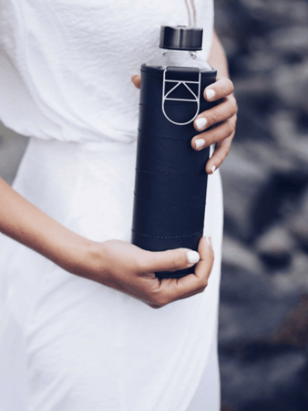 EQUA klaaspudel 750 ml, graphite 
