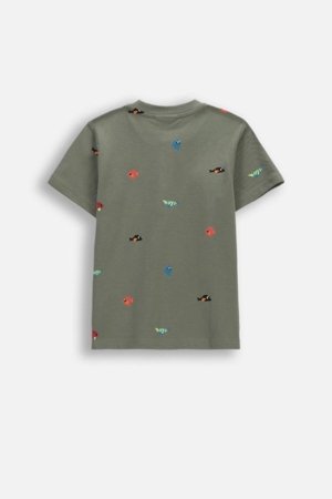 COCCODRILLO lühikeste varrukatega polo särk, rohelised, WC6143208FBK-011-110, 110 