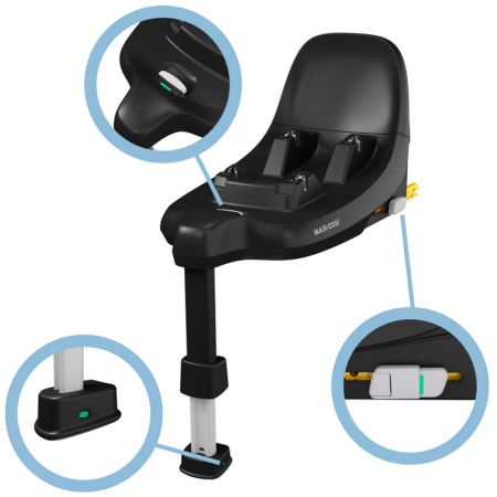 MAXI COSI turvatooli alus FAMILYFIX S, I-Size, Black, 8056010110 