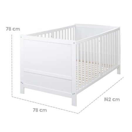 ROBA muudetav voodi EASY SLEEP, 70x140 cm., White, 0194WE 
