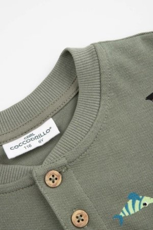 COCCODRILLO lühikeste varrukatega polo särk, rohelised, WC6143208FBK-011-110, 110 