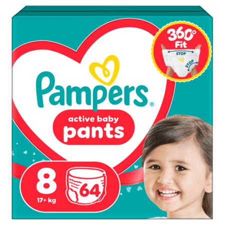 PAMPERS püksmähkmed Pants, 8 suurus, 17+kg, 64 tk., 80894804 
