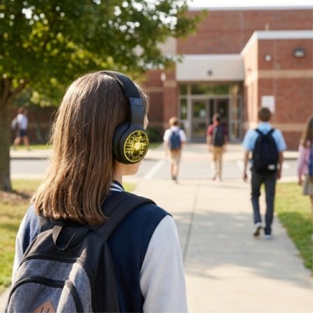 MINIONS valgustusega Bluetooth-kõrvaklapid, HMMN-BTLI-MINIONS 