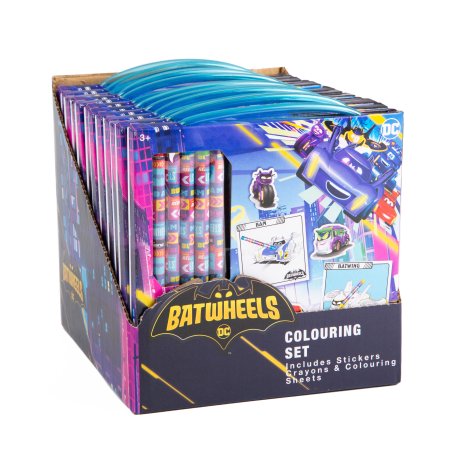 BATWHEELS ON THE GO colouring set, 65-0002 