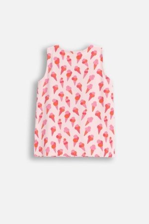COCCODRILLO lühikeste varrukatega särk HAPPY RETRO GIRL KIDS, värv, WC5143301HGK-022-122, 122 cm 