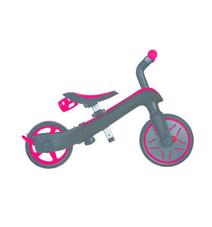 GLOBBER kolmerattaline jalgratas Explorer Trike Foldable 4 In 1, punane, 732-102 