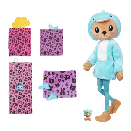 BARBIE Cutie Reveal mõmmi delfiini kostüümis  , HRK25 