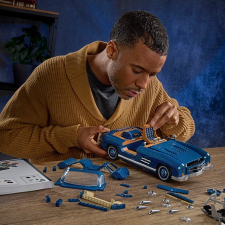 HOT WHEELS Mattel Brick Shop Mercedez-Benz 300 SL, HWW25 