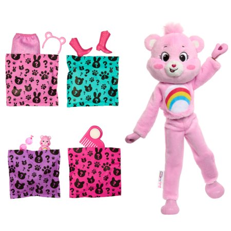 BARBIE Cutie Reveal kaisukaru seeria Cheer Bear , JCN95 