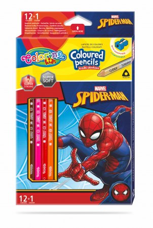 COLORINO MARVEL Kolmnurksed värvilised pliiatsid, 12 värvi, 91789PTR 91789PTR