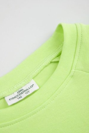 COCCODRILLO lühikeste varrukatega t-särk, lime, cm 