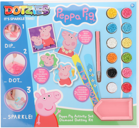 DIAMOND DOTS loominguline komplekt teemantmaal Peppa Pig, DTZ10.010 DTZ10.010