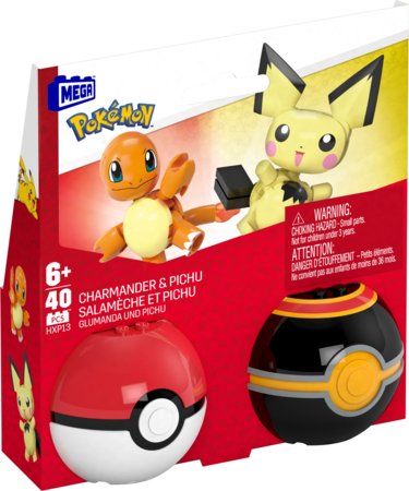 MEGA CONSTRUX POKEMON kahes pakendis Poke-pallid assortii, HXP11 