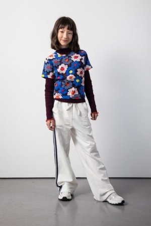 COCCODRILLO püksid ACADEMY GIRL JUNIOR, kreemjas, cm