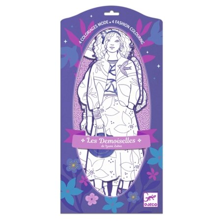 DJECO värvimiskomplekt Les demoiselles – Zaho & friends, DJ09546