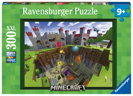 RAVENSBURGER pusle Minecraft Cutaway, 300 tk., 13334 