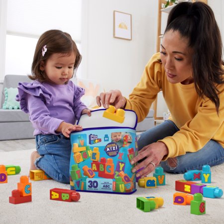 MEGA BLOKS FIRST BUILDERS ABC ehitusklotside kott , HRR60 
