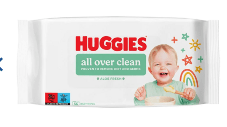 HUGGIES niisked salvrätikud W All Over Clean EU, 56 tk., 2439129 2439129