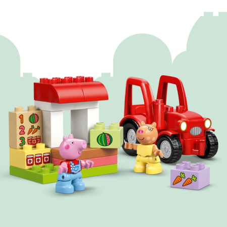 10468 LEGO® DUPLO® Peppa Pig Tractor and Market 