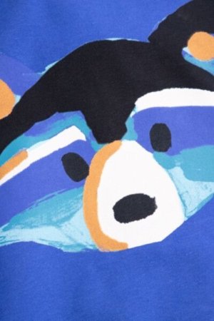 COCCODRILLO sweatshirt FOREST FRIENDS KIDS, cobalt, ZC4132301FBK-032-122, 122 cm 